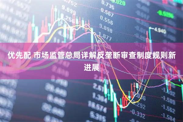 优先配 市场监管总局详解反垄断审查制度规则新进展