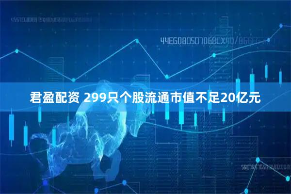 君盈配资 299只个股流通市值不足20亿元